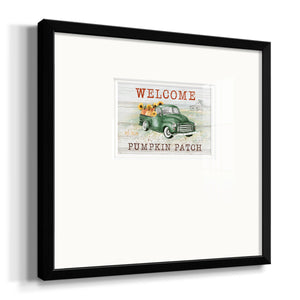Pumpkin Patch Premium Framed Print Double Matboard