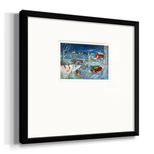 Warm Holiday Memories Premium Framed Print Double Matboard