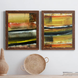 Desert Night I- Premium Framed Canvas in Barnwood - Ready to Hang