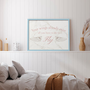 46464,motivational,wall art,inspirational,personal growth,potential,freedom,decorative,design,message,creativity,wings,elegant,marbled,quote,positivity,art print,living space,style,encouragement,modern,home,interior,design element,typography,uplifting,artistry,self-improvement,aspiration,home accessories,tranquility,charm,aesthetic,ambiance,sentiment,decor piece,wall decoration,handcrafted,thoughtful gift,meaningful,custom art,Re-stickable,Plants & Flowers