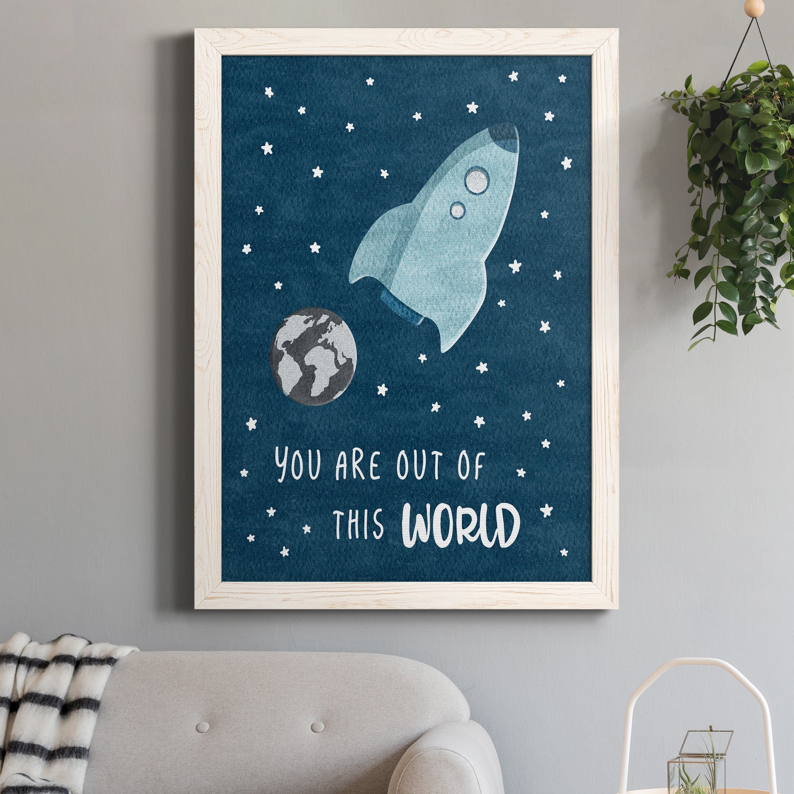 Out of This World - Premium Canvas Framed in Barnwood - Ready to Hang
