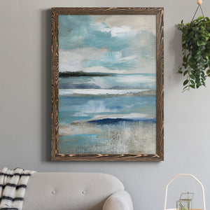 Distant Drama I - Premium Canvas Framed in Barnwood - Ready to Hang