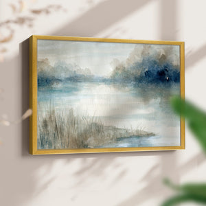 42053,watercolor,landscape,serene,reflection,river,dawn,mist,greenery,tranquility,calm,nature,peaceful,art,brushstrokes,sky,water,scenery,outdoor,riverbank,colors,light,softness,beauty,environment,subtle,composition,texture,stillness,horizon,morning,blue,shades,natural,creative,peacefulness,palette,tranquil,development,Re-stickable,Abstract