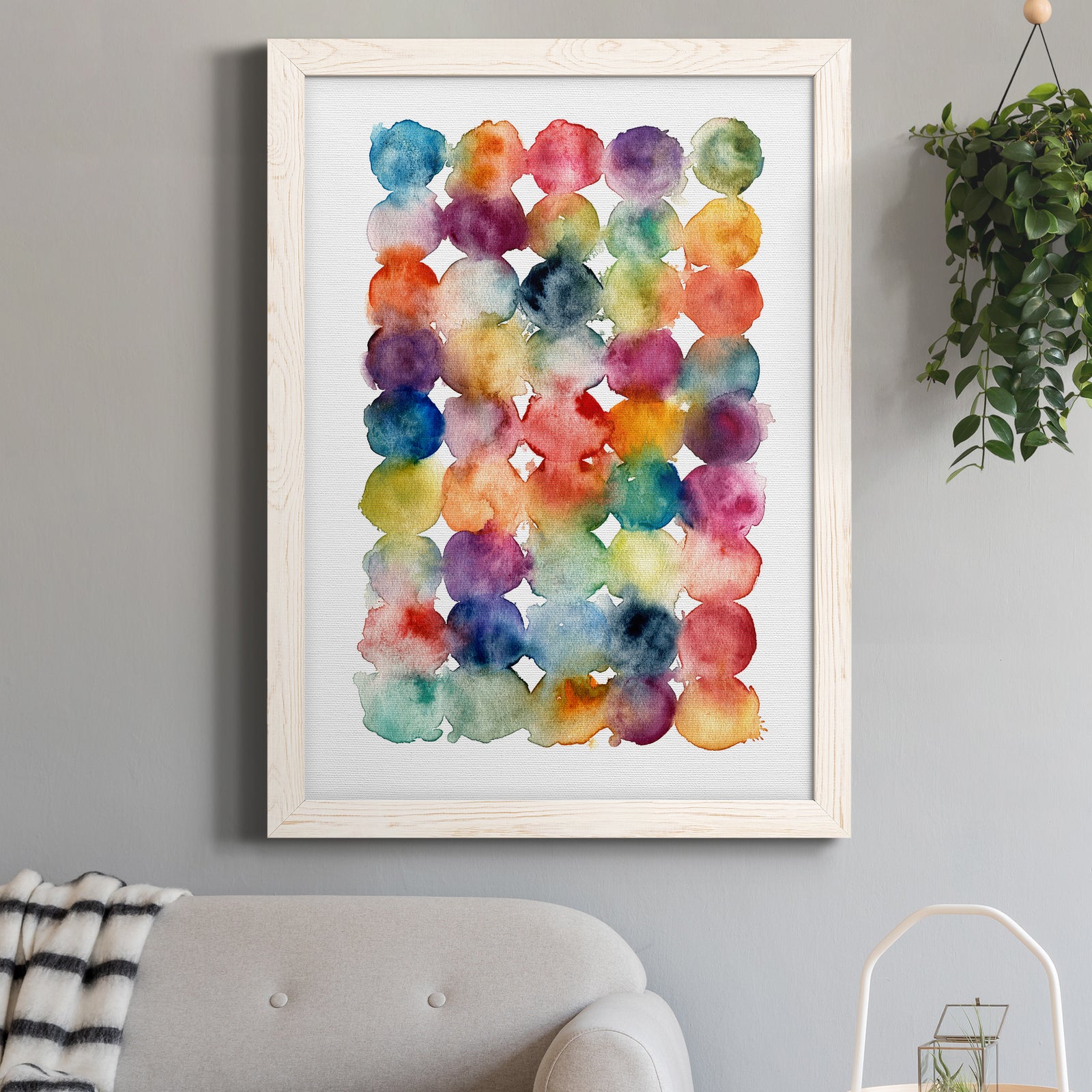 Spectrum Side by Side - Premium Canvas Framed in Barnwood - Ready to Hang