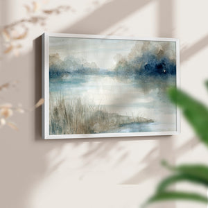 42053,watercolor,landscape,serene,reflection,river,dawn,mist,greenery,tranquility,calm,nature,peaceful,art,brushstrokes,sky,water,scenery,outdoor,riverbank,colors,light,softness,beauty,environment,subtle,composition,texture,stillness,horizon,morning,blue,shades,natural,creative,peacefulness,palette,tranquil,development,Re-stickable,Abstract