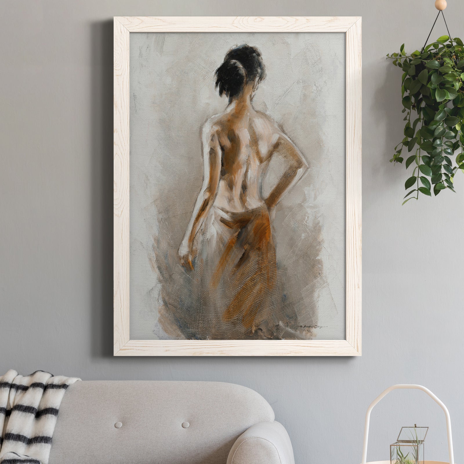 Spa Moment - Premium Canvas Framed in Barnwood - Ready to Hang