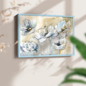 41787,artwork,flowers,floral,painting,modern,decor,home,interior,white,blue,delicate,blossoms,design,nature,still life,aesthetic,elegant,beauty,frame,neutral,soft tones,decor piece,wall art,creativity,inspiration,harmony,fresh,visual,texture,light,contemporary,arrangement,botanical,vivid,outdoors,tranquility,color palette,visual composition,Re-stickable,Plants & Flowers
