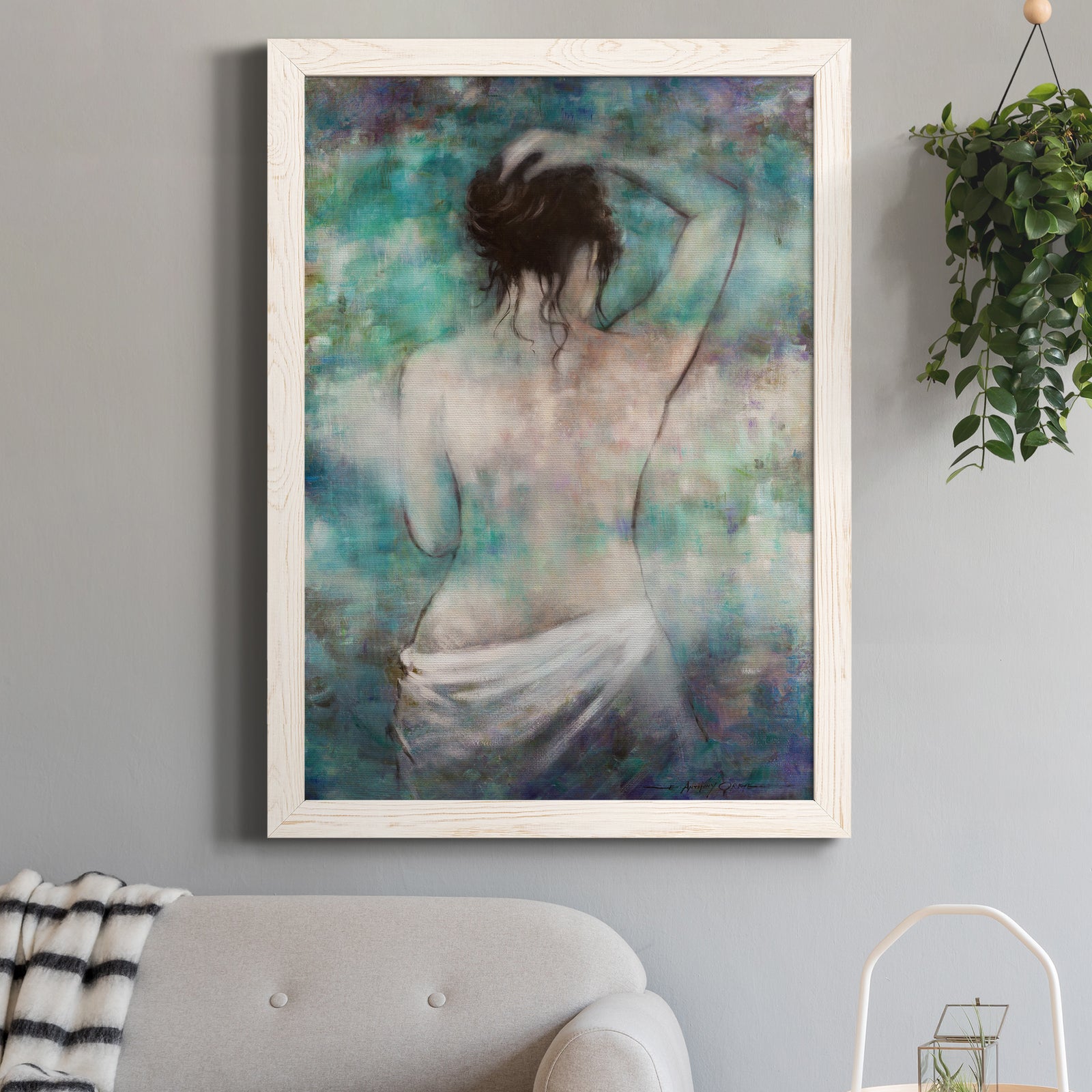 Morning Repose - Premium Canvas Framed in Barnwood - Ready to Hang