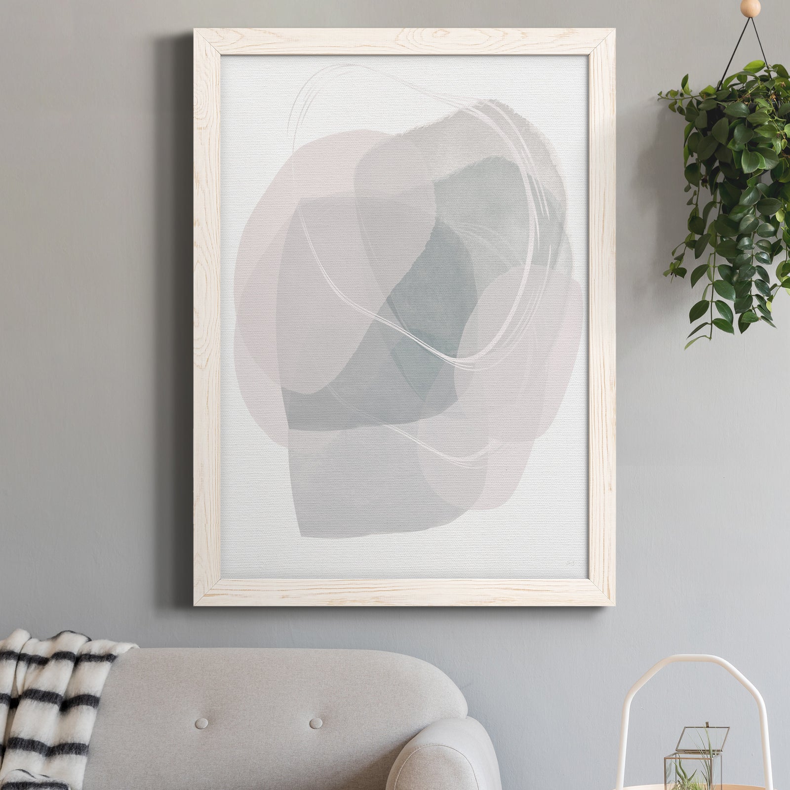 River Jewels I - Barnwood Framed Canvas Print