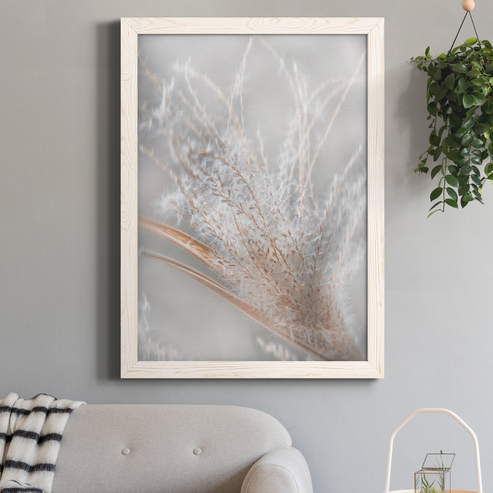 Summer Wisps II - Barnwood Framed Canvas Print