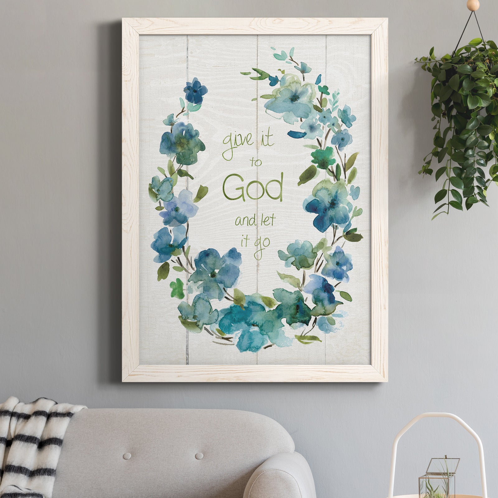 Give It To God - Premium Canvas Framed in Barnwood - Ready to Hang