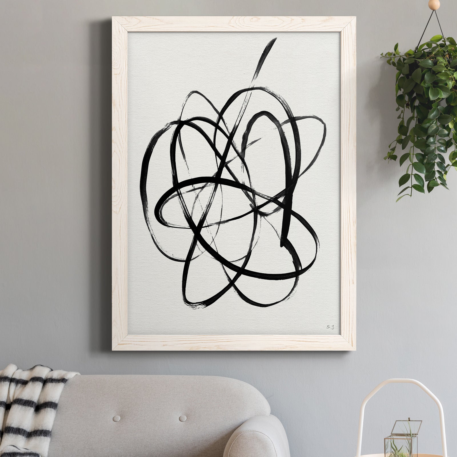 Skate Away II - Premium Canvas Framed in Barnwood - Ready to Hang