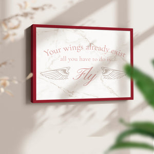 46464,motivational,wall art,inspirational,personal growth,potential,freedom,decorative,design,message,creativity,wings,elegant,marbled,quote,positivity,art print,living space,style,encouragement,modern,home,interior,design element,typography,uplifting,artistry,self-improvement,aspiration,home accessories,tranquility,charm,aesthetic,ambiance,sentiment,decor piece,wall decoration,handcrafted,thoughtful gift,meaningful,custom art,Re-stickable,Plants & Flowers