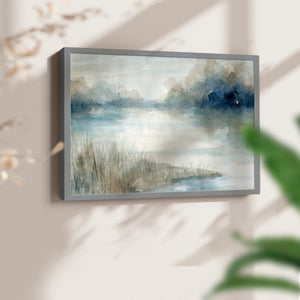 42053,watercolor,landscape,serene,reflection,river,dawn,mist,greenery,tranquility,calm,nature,peaceful,art,brushstrokes,sky,water,scenery,outdoor,riverbank,colors,light,softness,beauty,environment,subtle,composition,texture,stillness,horizon,morning,blue,shades,natural,creative,peacefulness,palette,tranquil,development,Re-stickable,Abstract