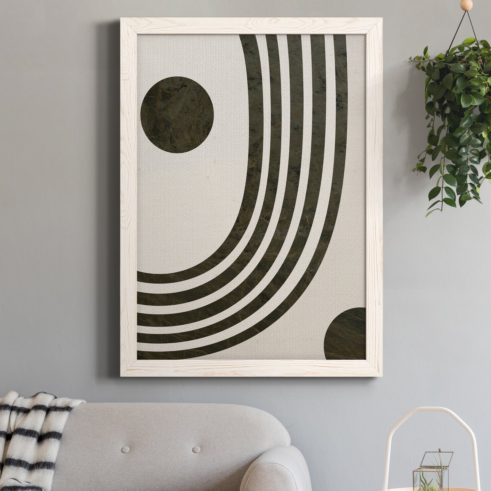 Tubular Abstract I - Premium Canvas Framed in Barnwood - Ready to Hang