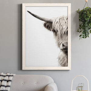 Highland Cattle - Premium Canvas Framed in Barnwood - Ready to Hang