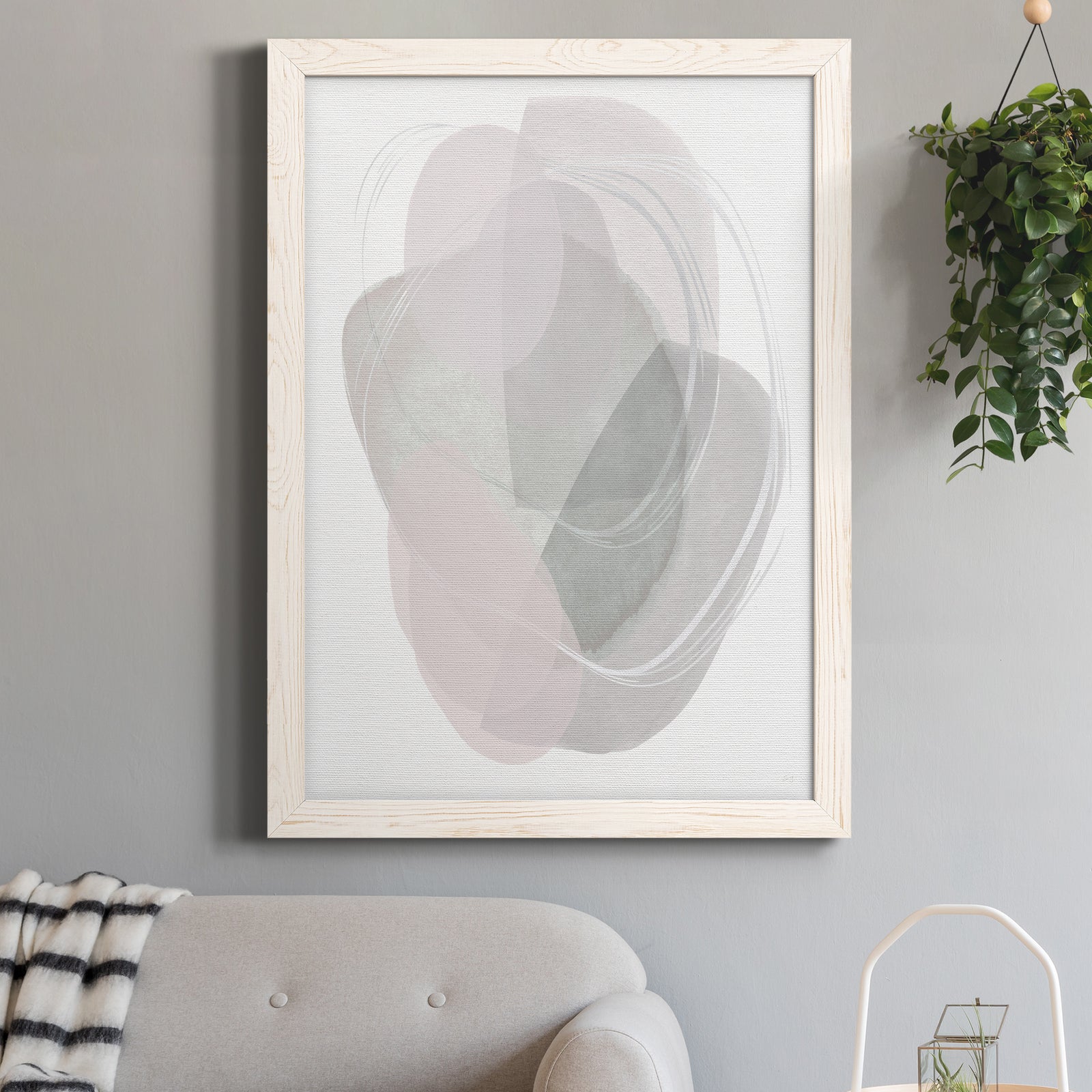 River Jewels II - Barnwood Framed Canvas Print