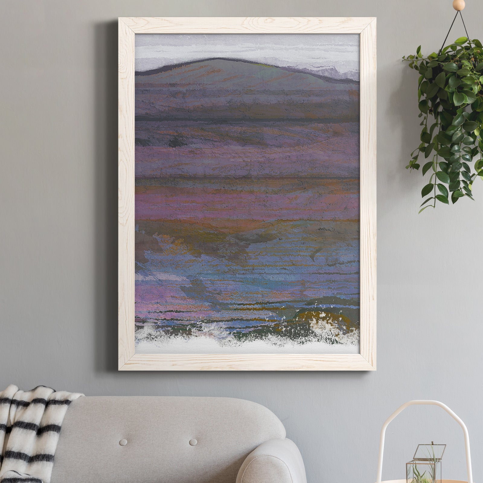 Majestic Mountains I - Premium Canvas Framed in Barnwood - Ready to Hang