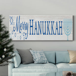 Happy Hanukkah II Premium Gallery Wrapped Canvas - Ready to Hang