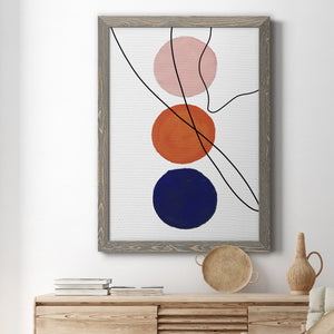 Millenium Geo Abstract - Premium Canvas Framed in Barnwood - Ready to Hang