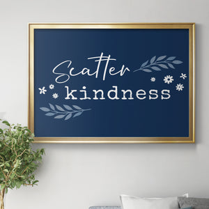 Kindness - Modern Framed Canvas Print