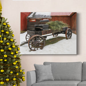 Country Store Wagon - Premium Gallery Wrapped Canvas  - Ready to Hang