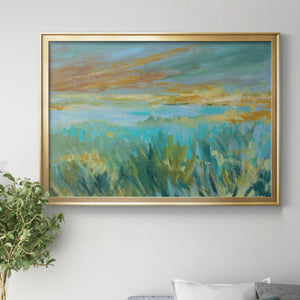 Grassy Beach Premium Classic Framed Canvas - Ready to Hang