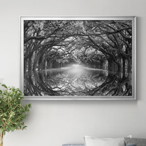 Oak Alley Reflection Premium Classic Framed Canvas - Ready to Hang