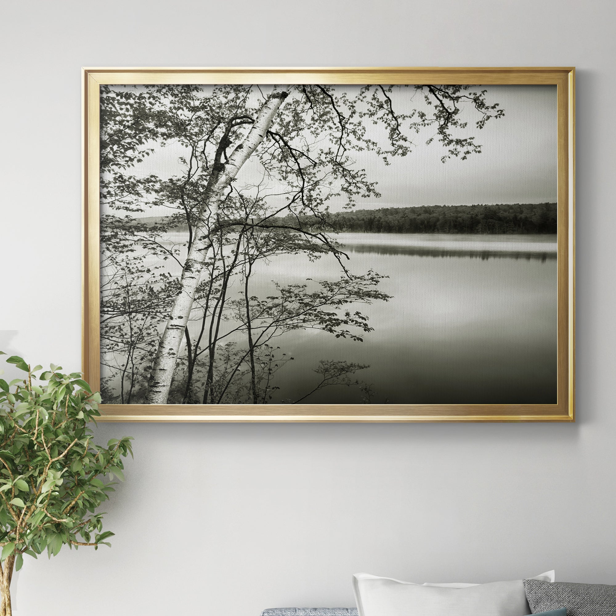 Adirondack Reflections Premium Classic Framed Canvas - Ready to Hang