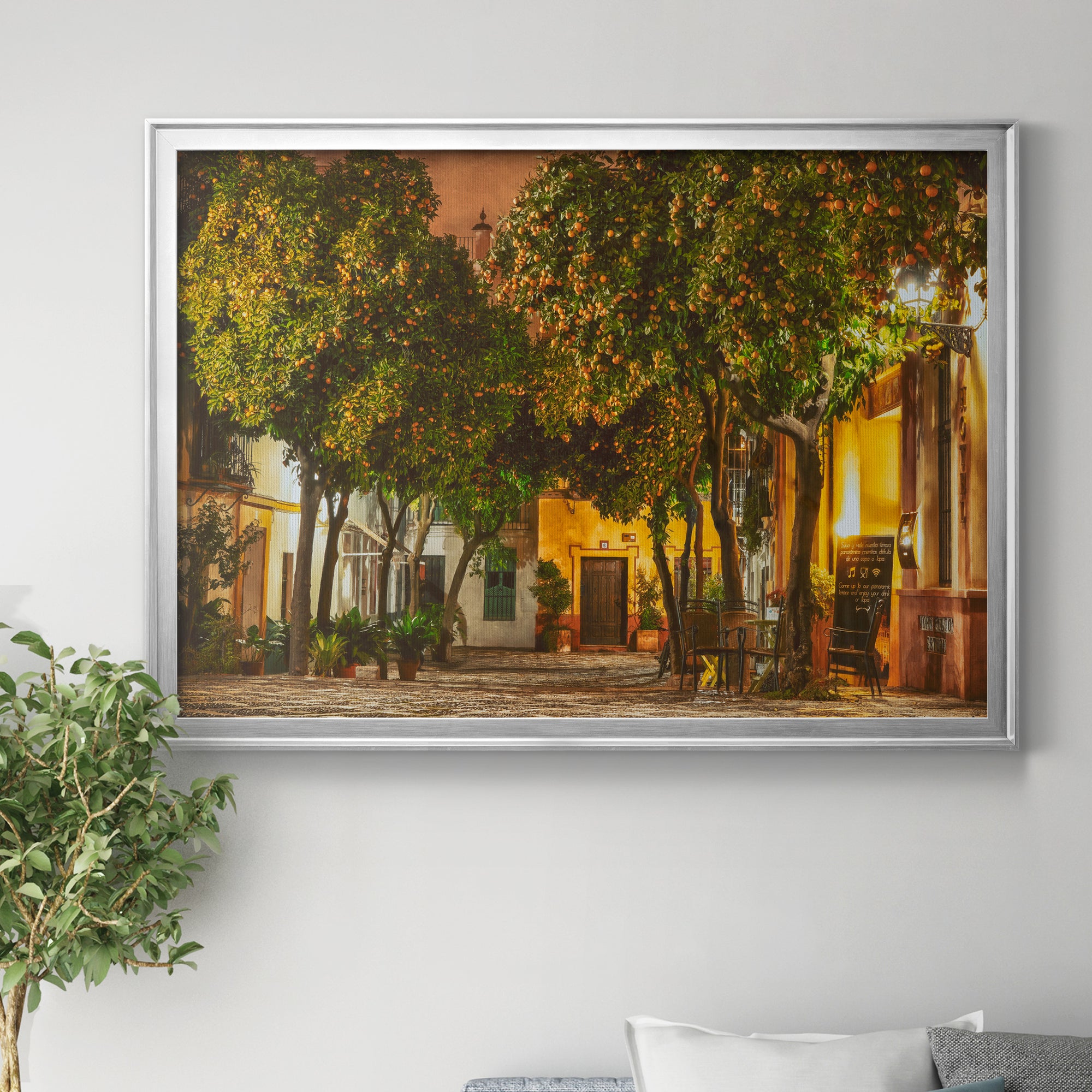 Night in Sevilla Premium Classic Framed Canvas - Ready to Hang