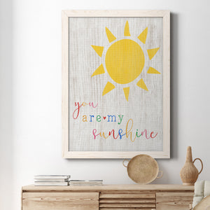 You are my Sunshine - Premium Canvas Framed in Barnwood - Ready to Hang