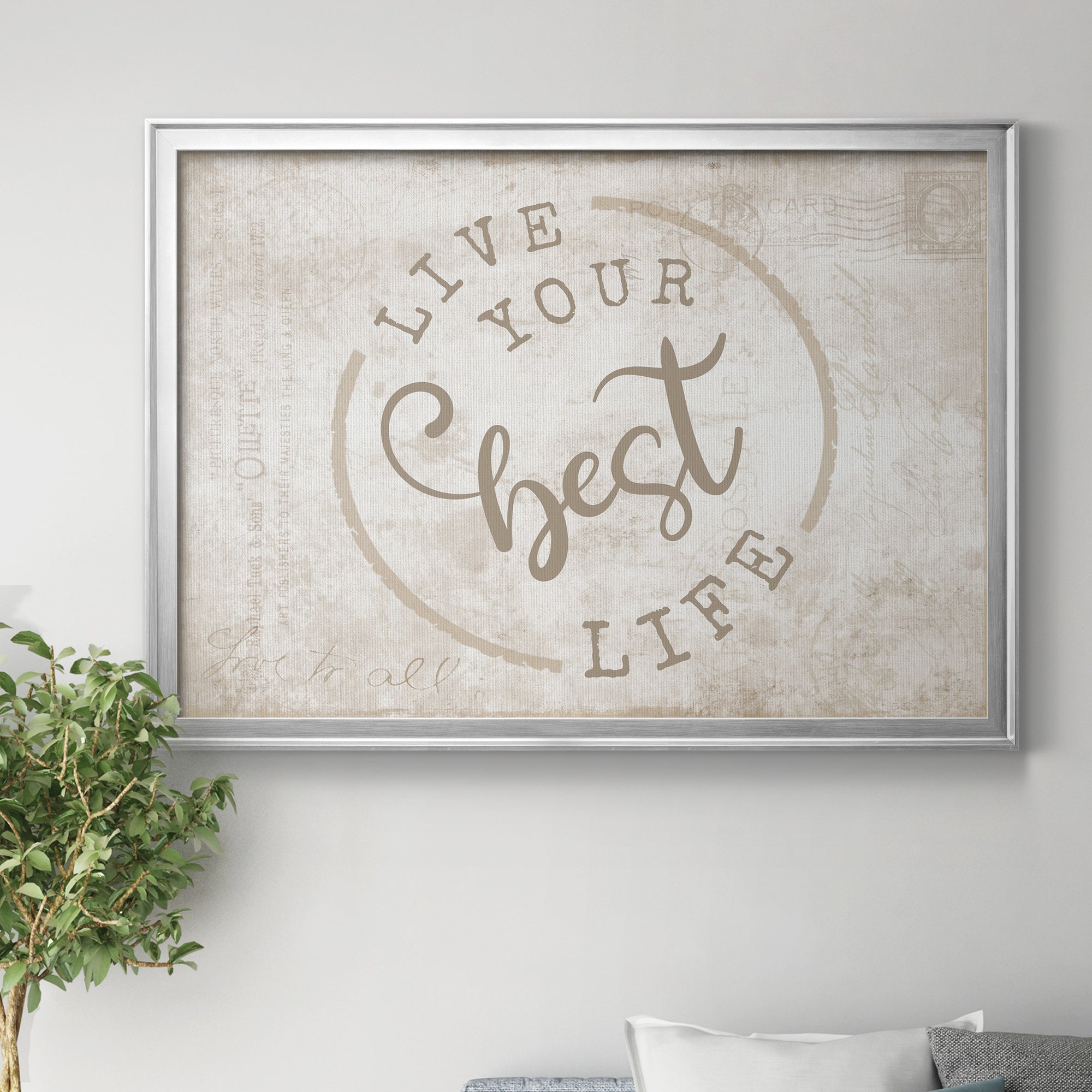 Best Life Premium Classic Framed Canvas - Ready to Hang