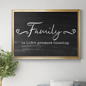Greatest Blessing - Modern Framed Canvas Print