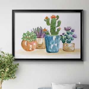 Summer Succulents II Premium Classic Framed Canvas - Ready to Hang