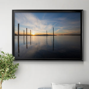 Bay at Sunset Premium Classic Framed Canvas - Ready to Hang