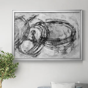 Infinity Rings II - Modern Framed Canvas Print