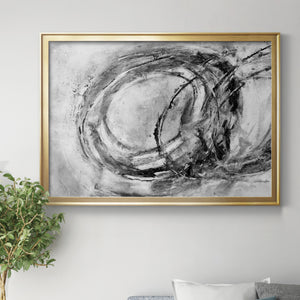 Infinity Rings I - Modern Framed Canvas Print