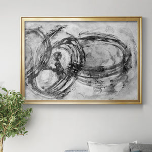 Infinity Rings II - Modern Framed Canvas Print