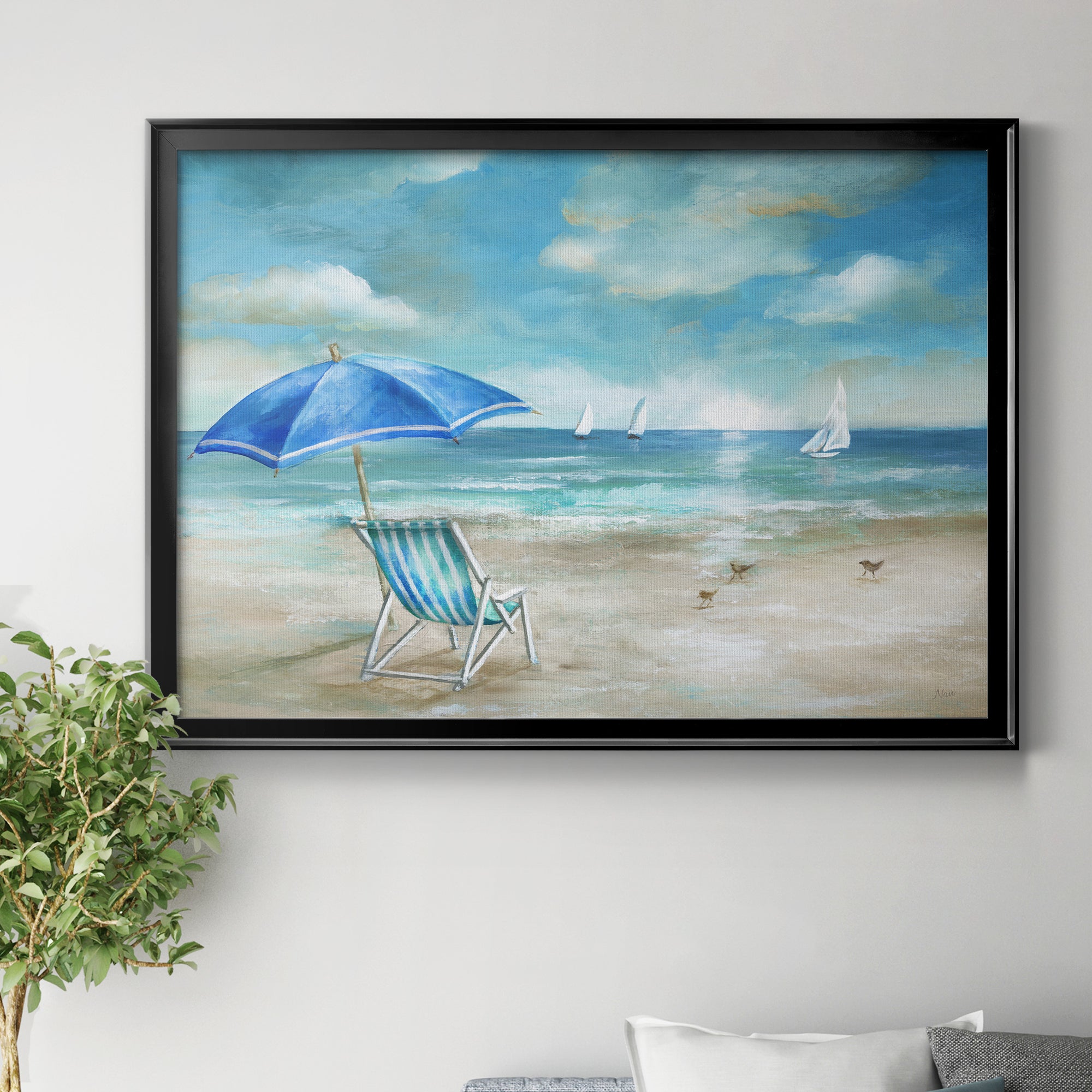 Serene Morning Premium Classic Framed Canvas - Ready to Hang