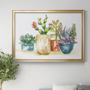 Summer Succulents I Premium Classic Framed Canvas - Ready to Hang