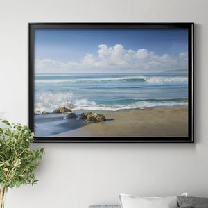 Sweeping Blue Premium Classic Framed Canvas - Ready to Hang