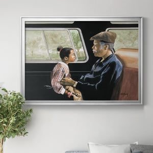 Road Trip II - Modern Framed Canvas Print