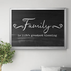 Greatest Blessing - Modern Framed Canvas Print