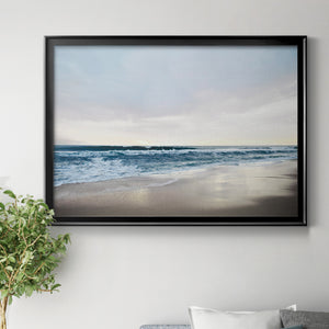 Shimmering Dawn - Modern Framed Canvas Print