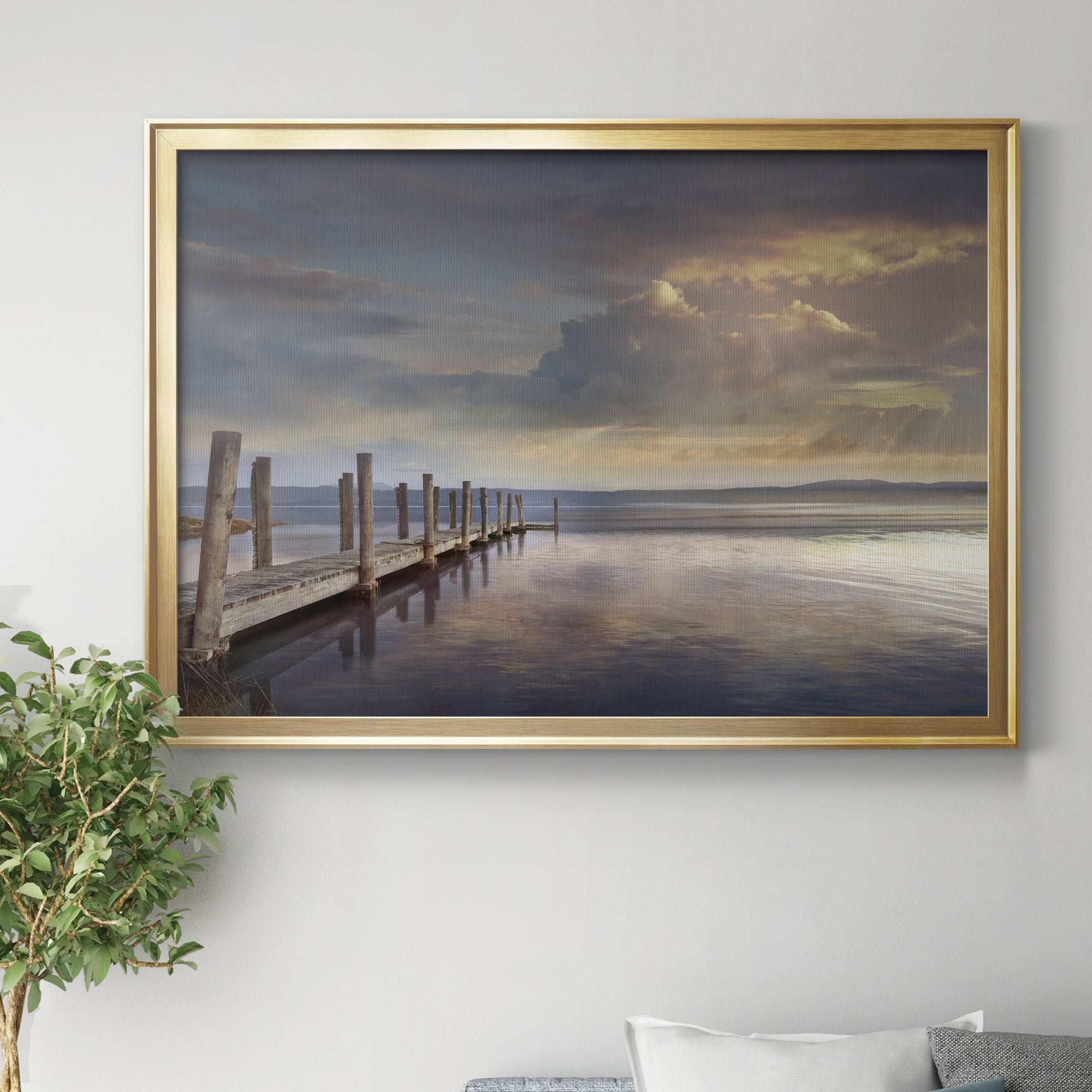 Evening Reflection Premium Classic Framed Canvas - Ready to Hang