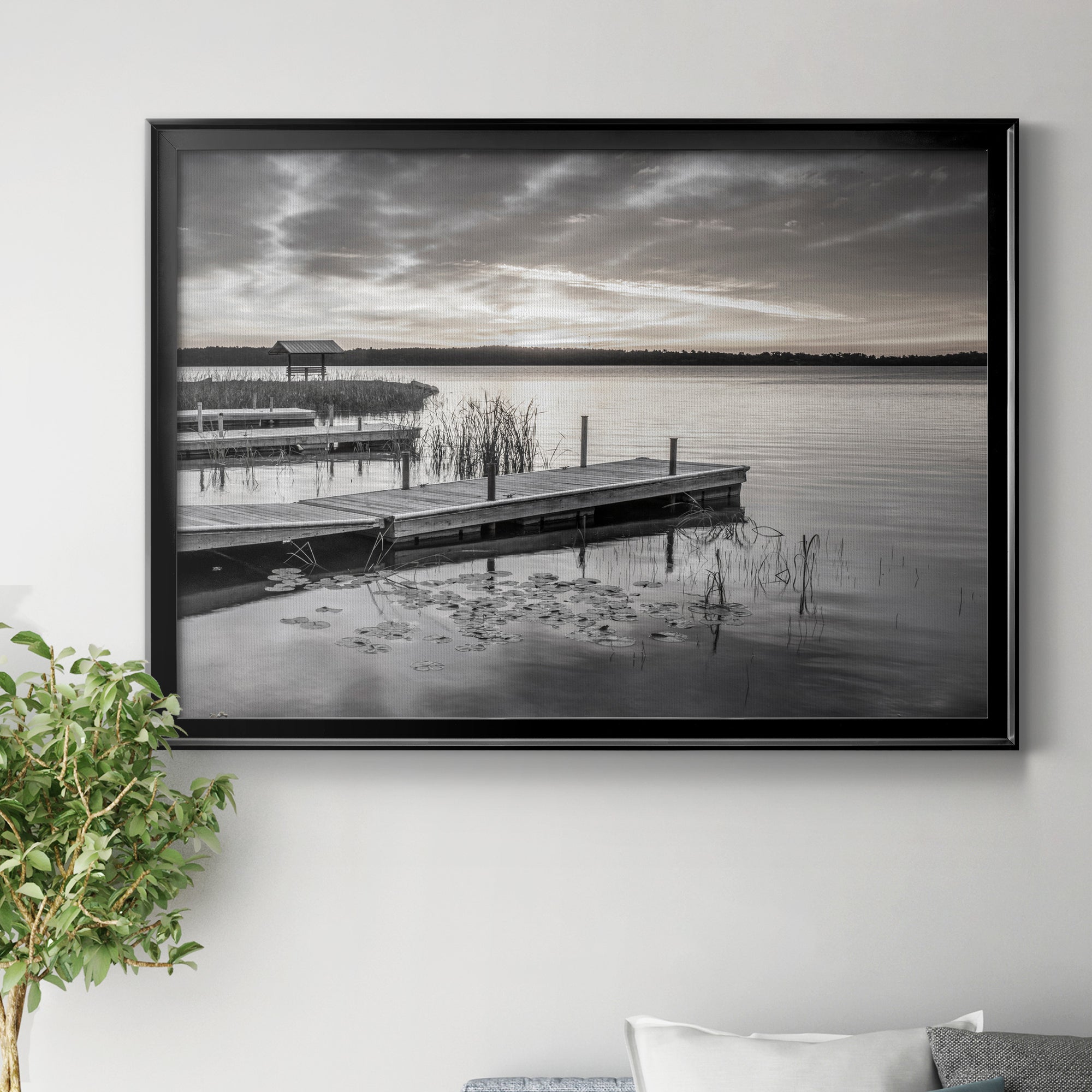 Soft Summer Sunrise Premium Classic Framed Canvas - Ready to Hang