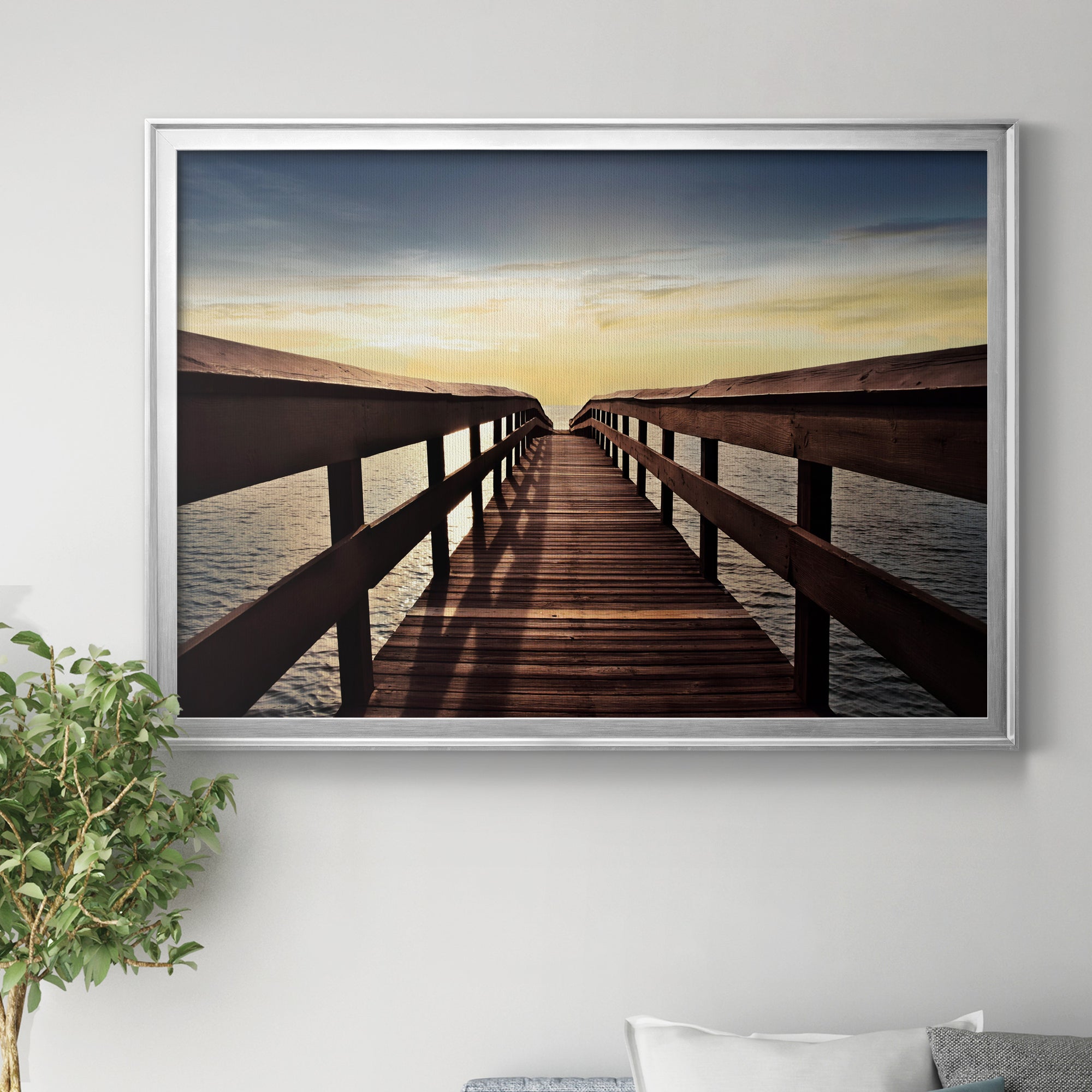 Naples Cove Premium Classic Framed Canvas - Ready to Hang