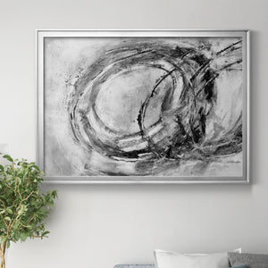 Infinity Rings I - Modern Framed Canvas Print