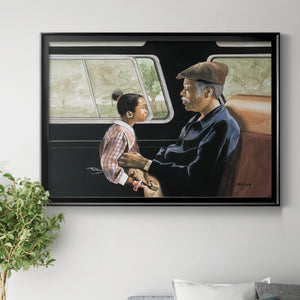 Road Trip II - Modern Framed Canvas Print