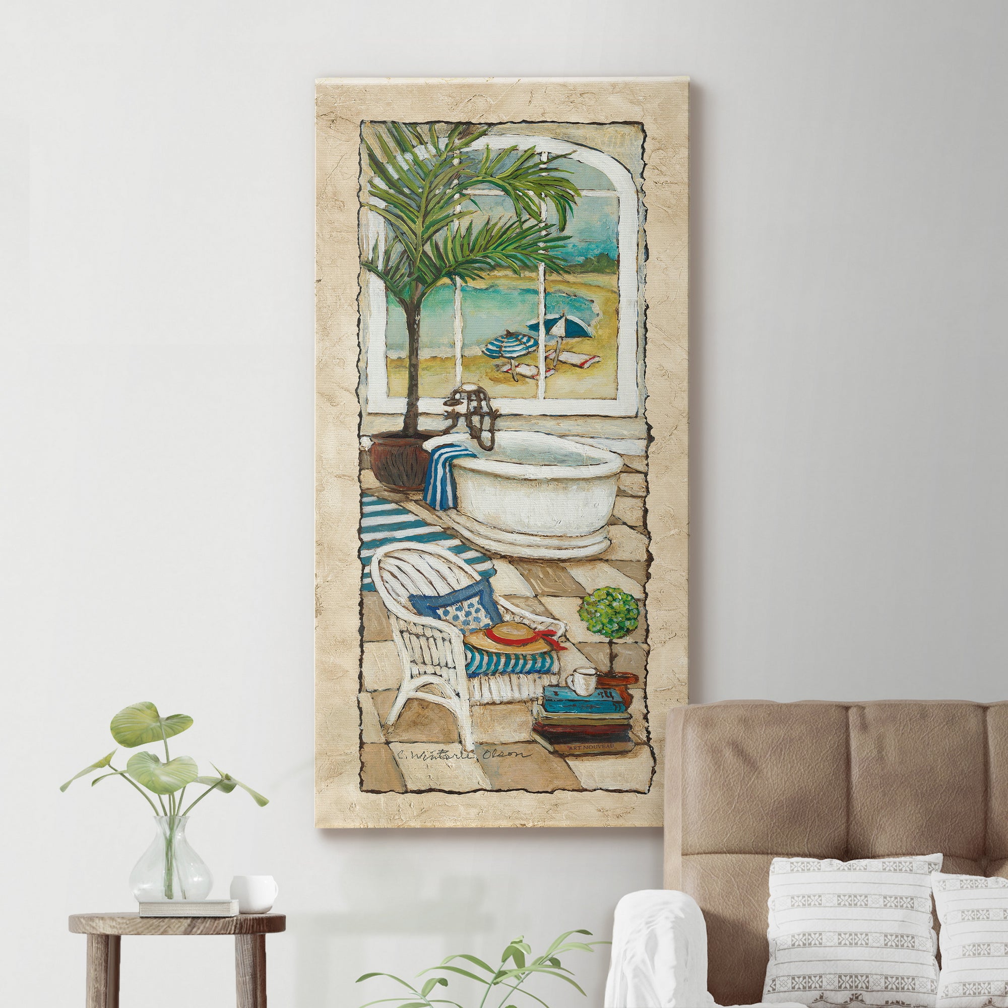 Day In Paradise I - Premium Gallery Wrapped Canvas - Ready to Hang